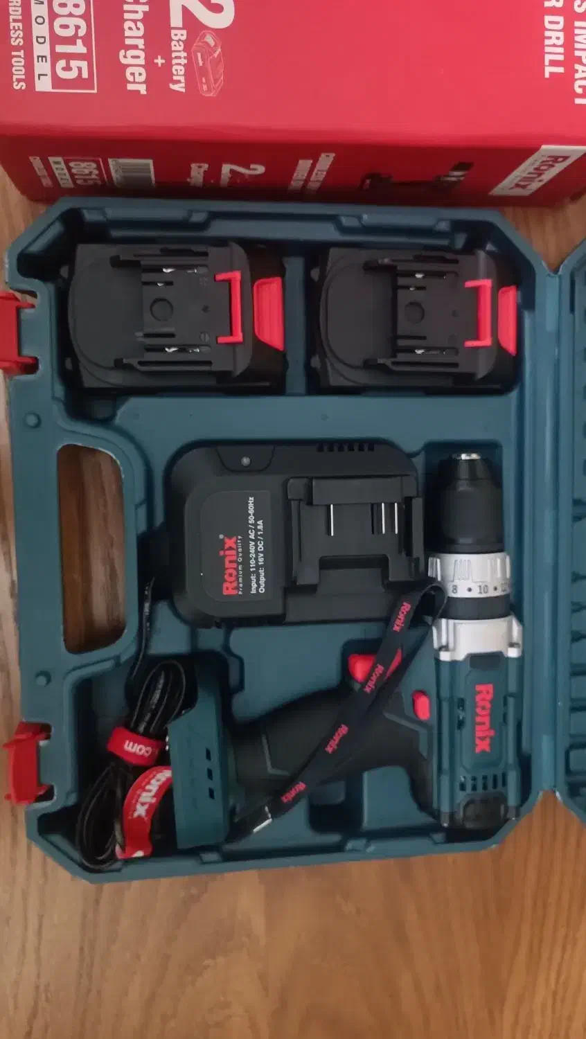 دریل پیچ گوشتی شارژی رونیکس 8615|ابزارآلات|ری, دولتآباد|دیوار