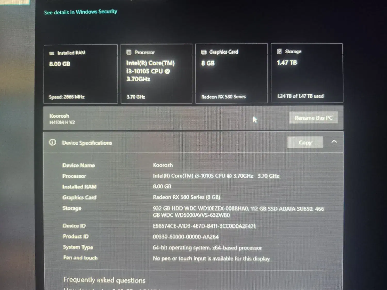 سیستم گیمینگ و مانیتور ۱۰۰ هرتز|رایانه رومیزی|اراک, |دیوار