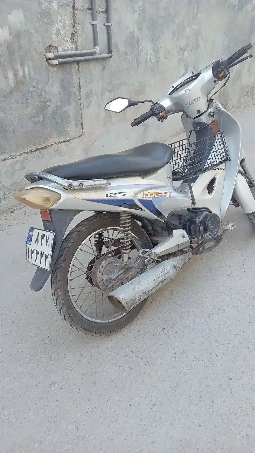 موتور ویو بی کلاچ اسکوتر 125دولفین|موتورسیکلت|بندرعباس, |دیوار