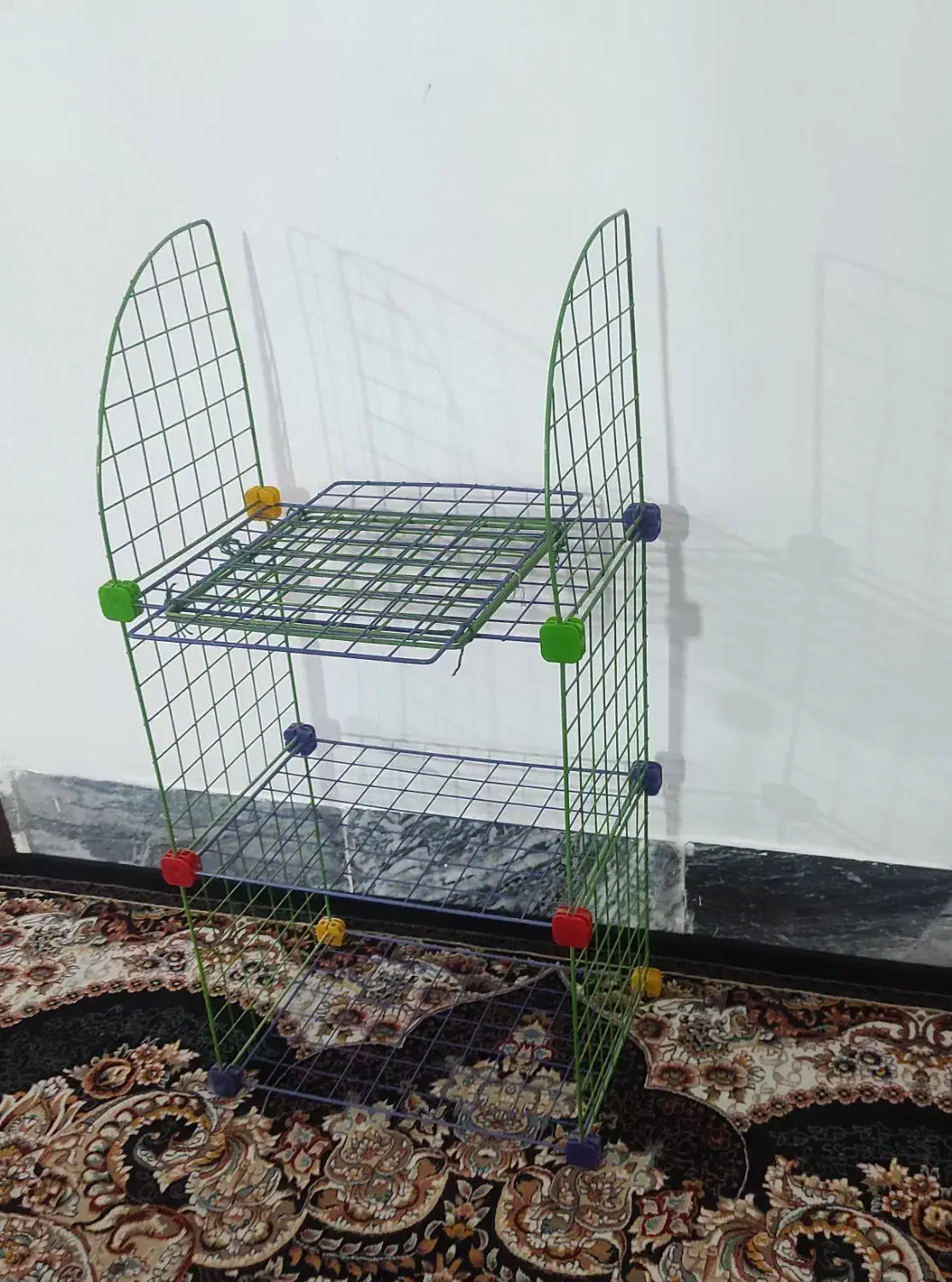 قفسه مشبک|کتابخانه، شلف، قفسههای دیواری|الشتر, |دیوار