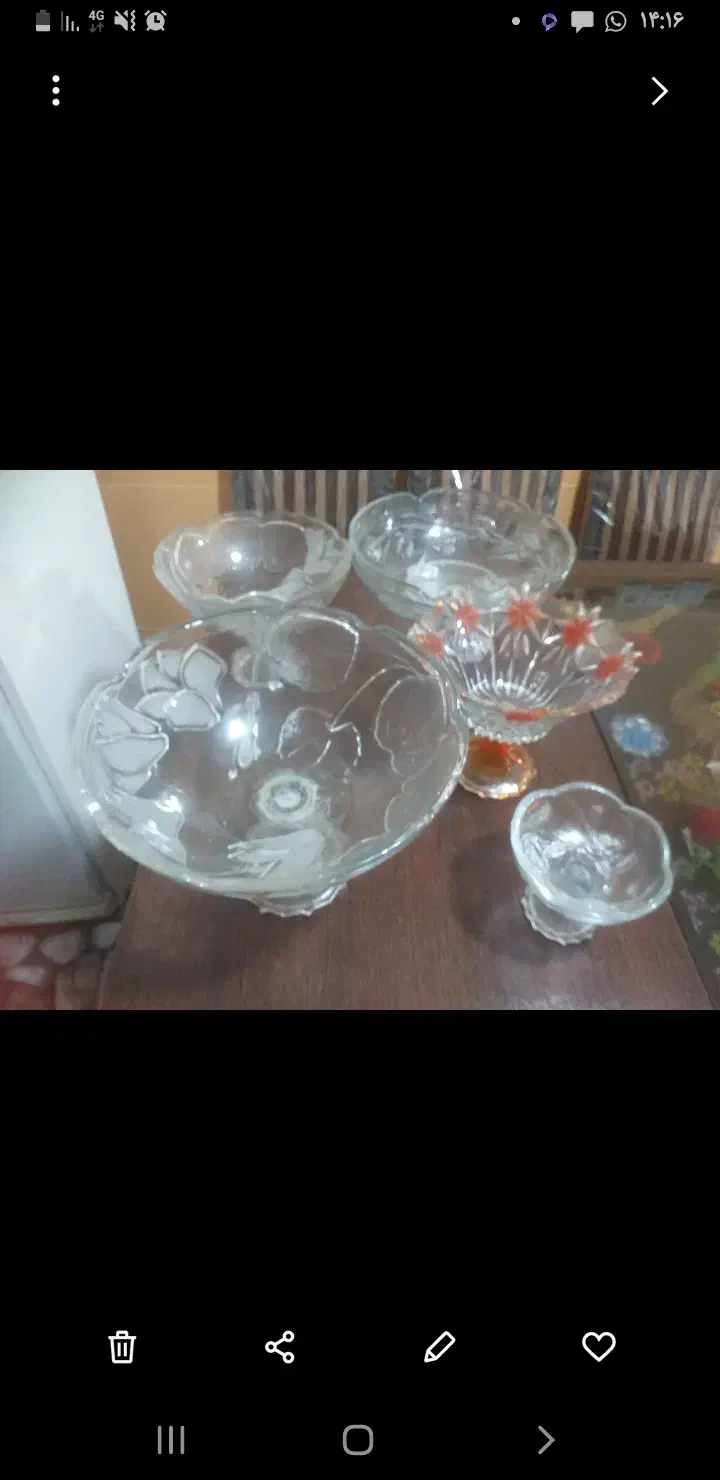 شیرینی خوری و جا میوه ای|ظروف سرو و پذیرایی|مسجد سلیمان, |دیوار