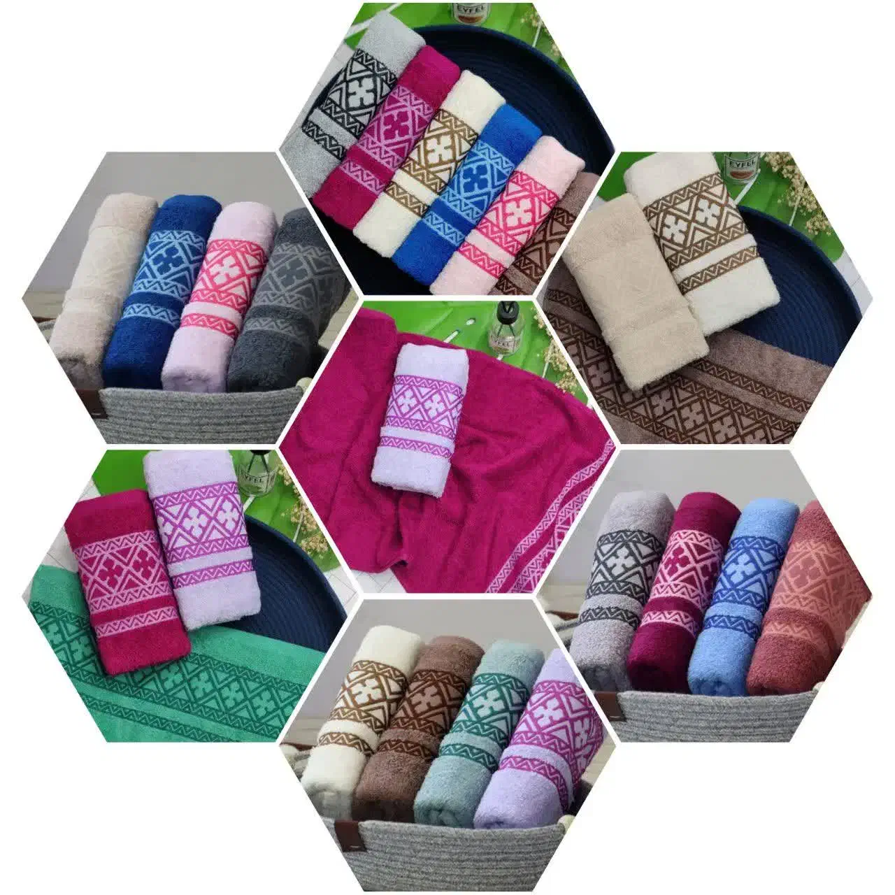 انواع حوله دست با کیفیت ایرانی و خارجی و....|سفره، حوله، دستمال آشپزخانه|خمین, |دیوار