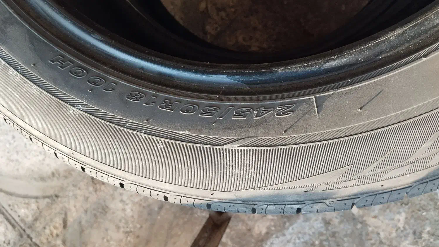 لاستیک سایز ۱۸ مارک نکسن در حد نو|قطعات یدکی و لوازم جانبی|فشاپویه, |دیوار