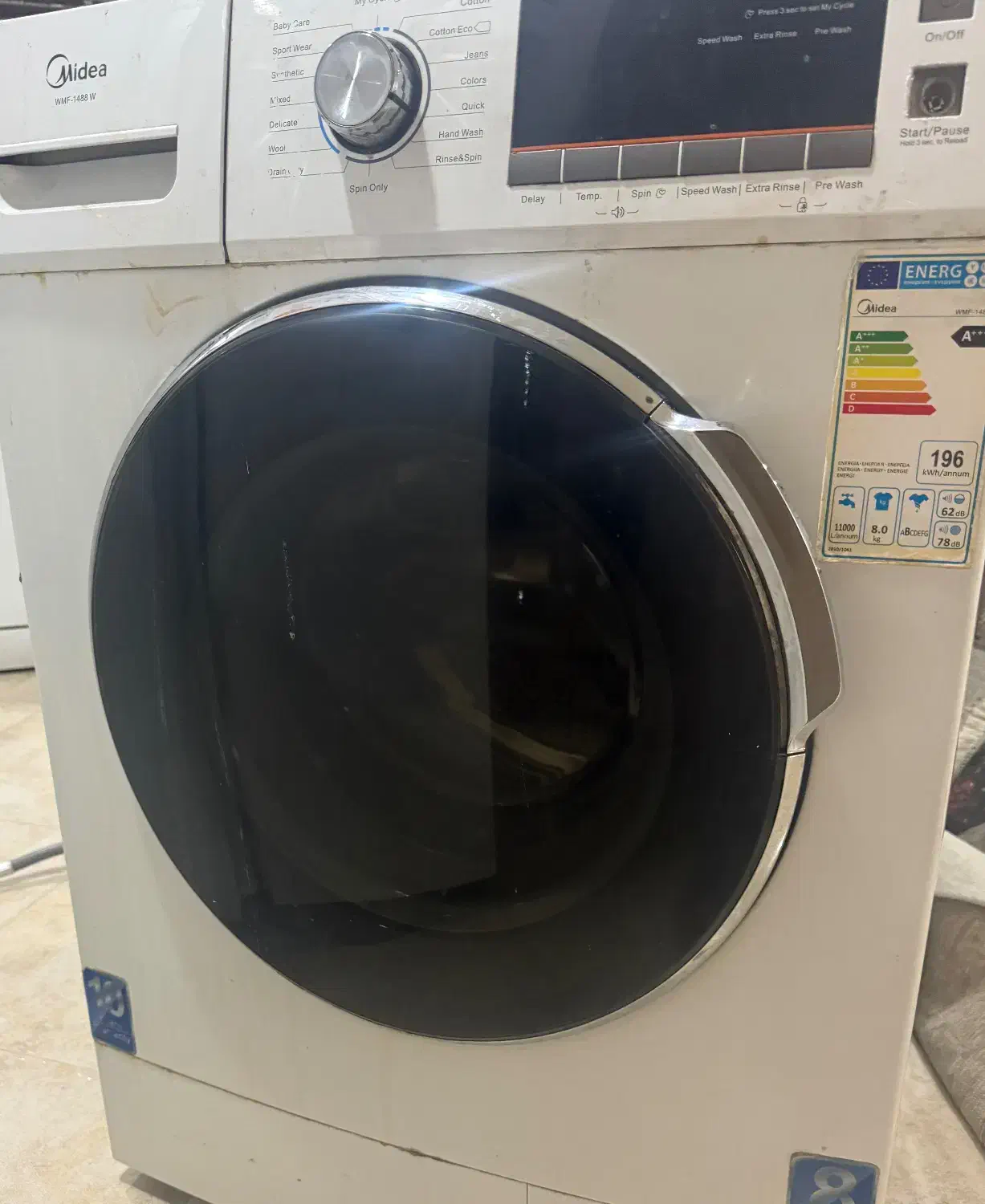 فروش ۱عدد ماشین لباسشویی مدیا|ماشین لباسشویی و خشککن لباس|مهریز, |دیوار