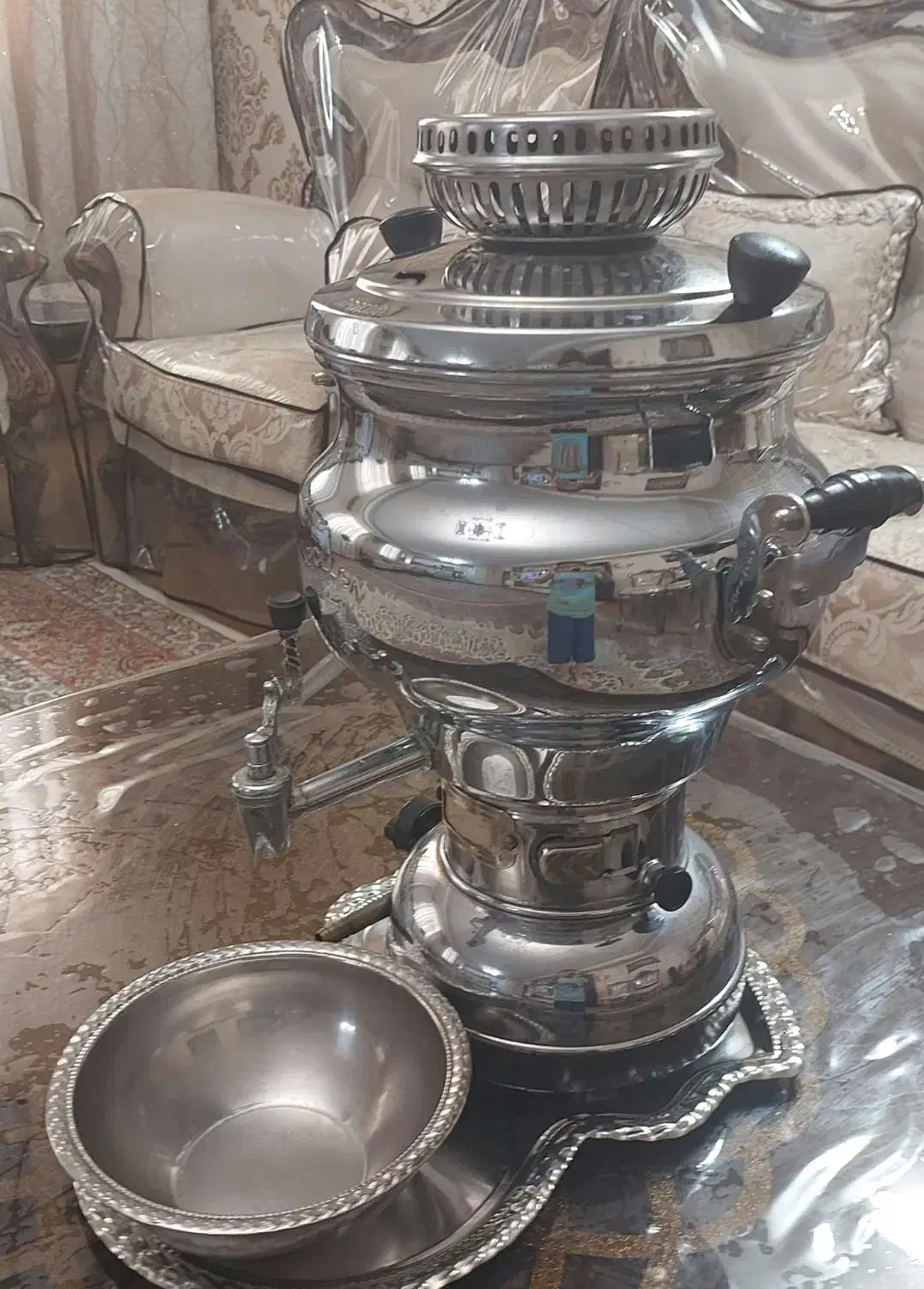 سماور اپلون|سماور، چای‌ساز، قهوه‌ساز|ری, دیلمان|دیوار