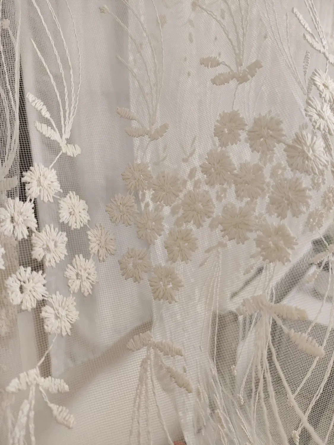 پرده تور خامه دوزی|پرده، رانر، رومیزی|تهران, شهرک استقلال|دیوار