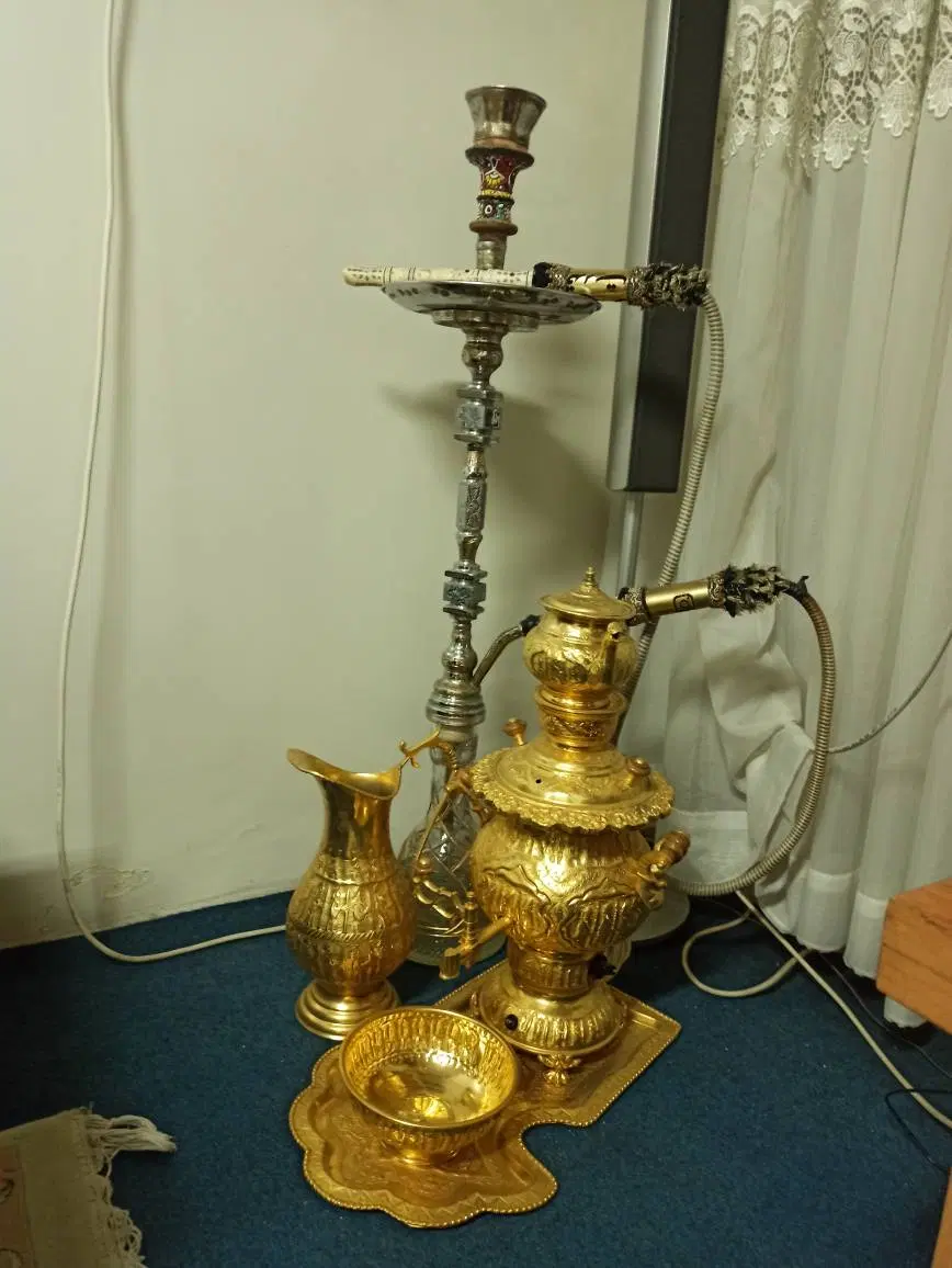 سماور برقی ابکاری طلا|کلکسیون اشیاء عتیقه|تهران, دولتآباد|دیوار