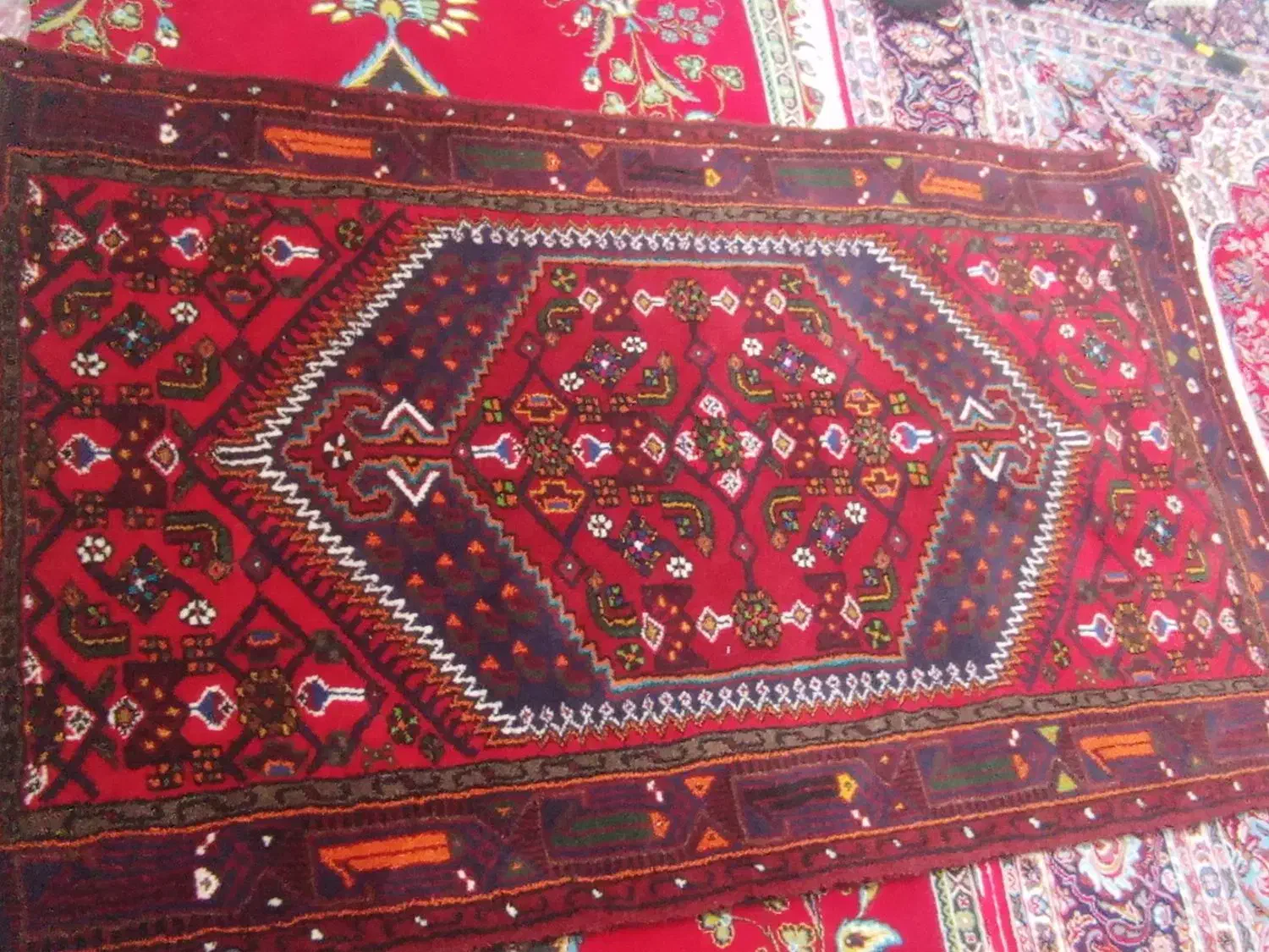 فرش دس بافت|فرش|قیدار, |دیوار