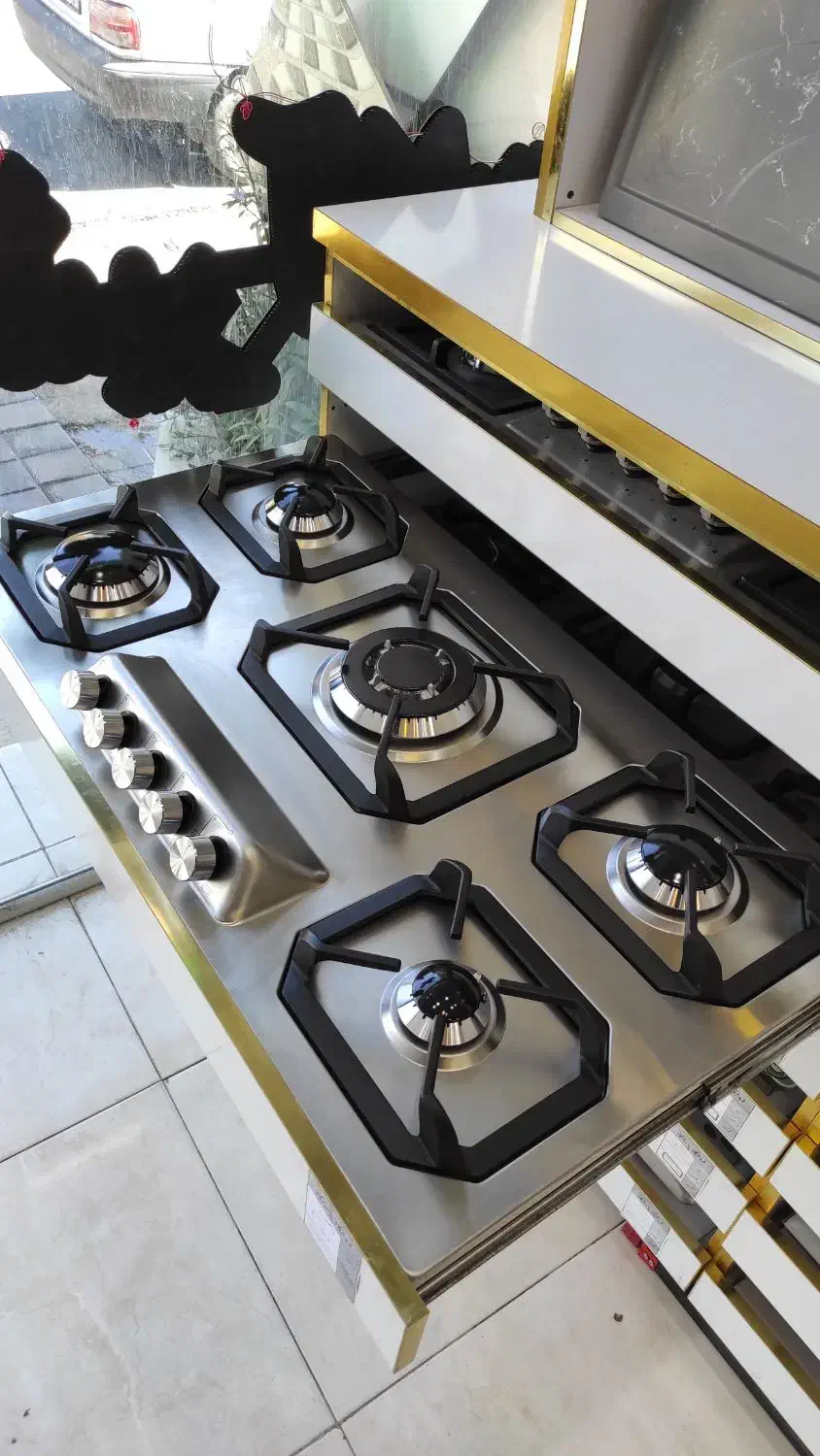 گاز صفحه ای استیل راهین مدل S514|اجاق گاز و لوازم برقی پختوپز|ساوه, |دیوار