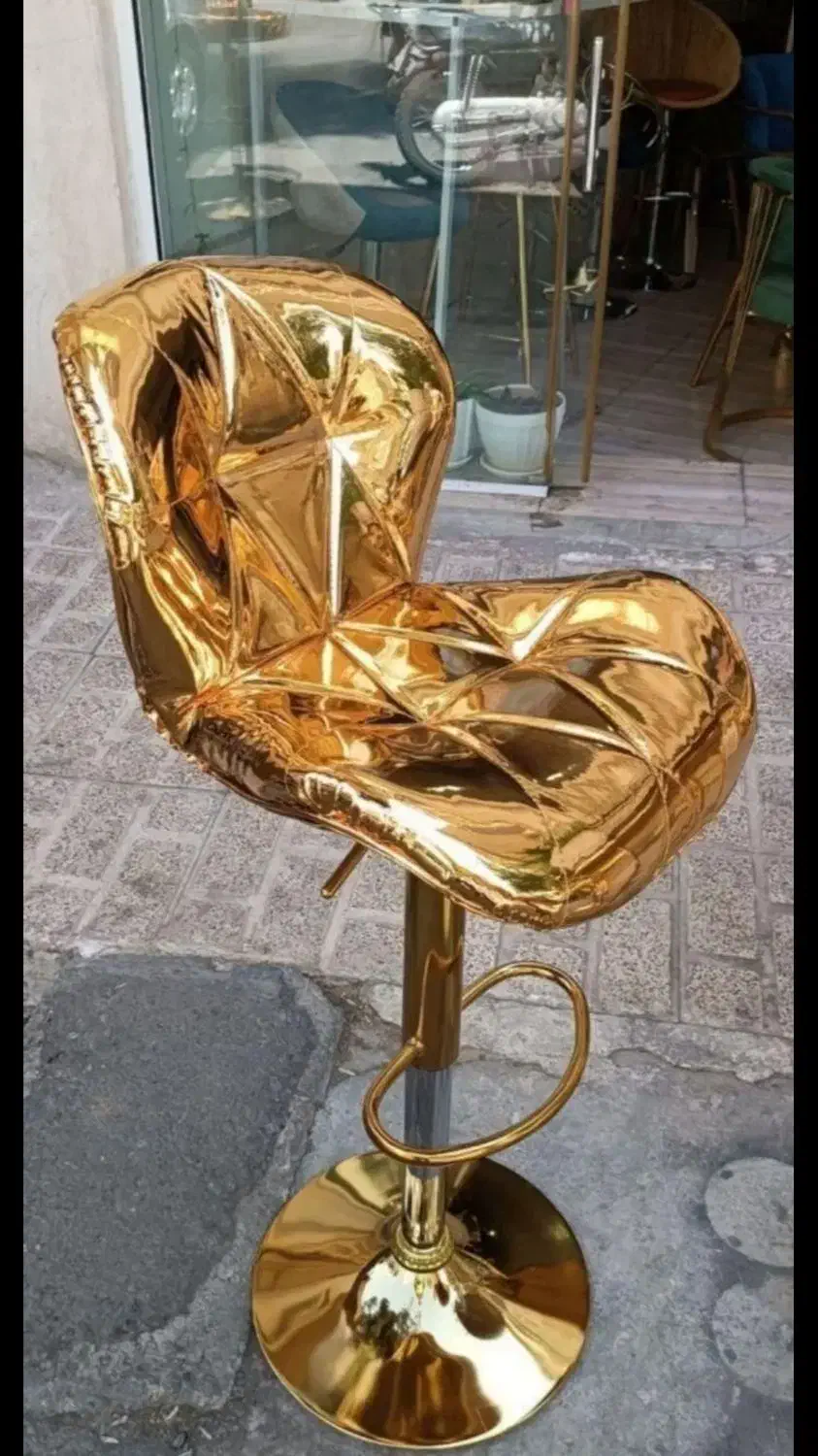 صندلی اپن/فلزی /جکدار/کانتر|صندلی و نیمکت|همدان, |دیوار