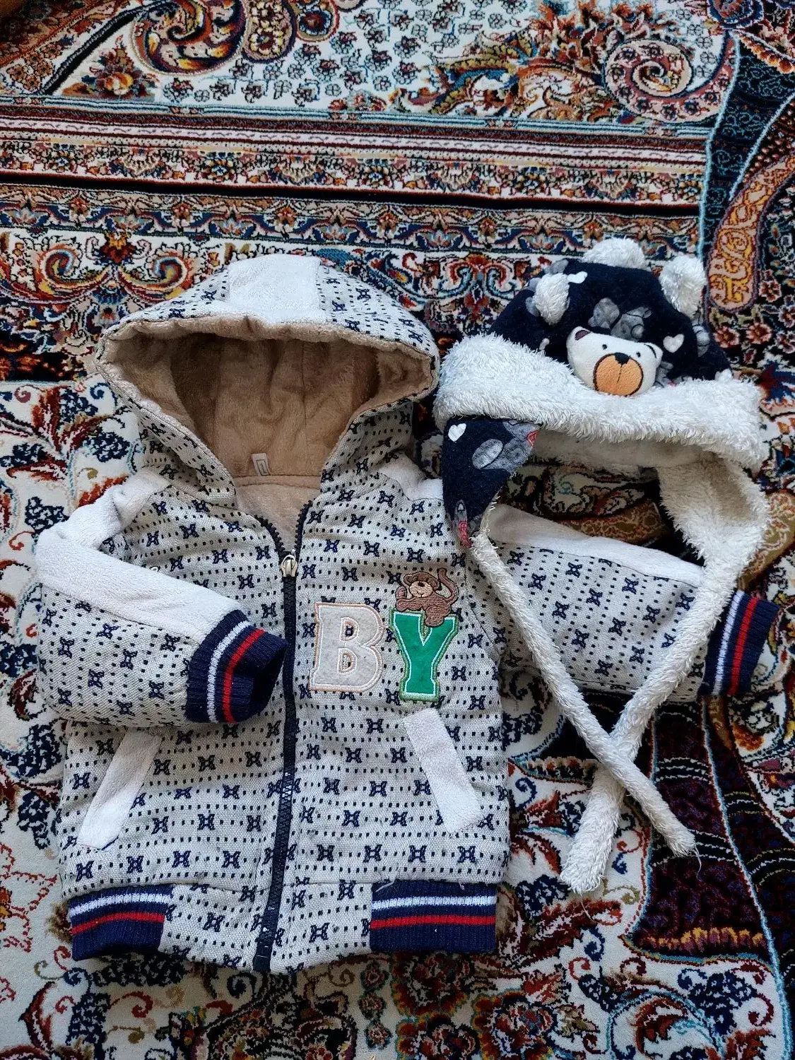 کاپشن و کلاه|کفش و لباس بچه|سمنان, |دیوار