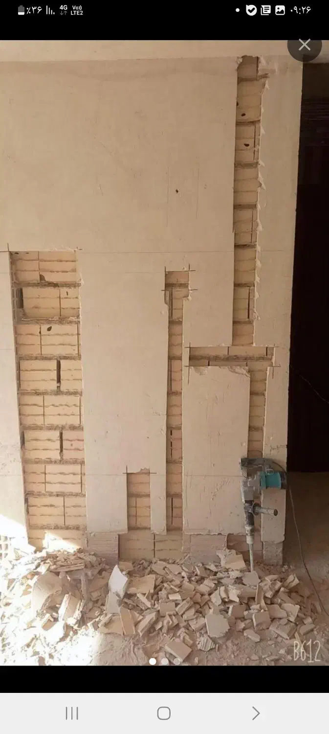 تخریب وشیارزن|خدمات پیشه و مهارت|حمیدیا, |دیوار