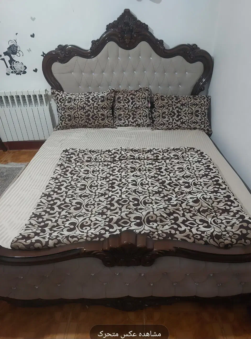 سرویس خواب تمیز مرتب همراه با تشک .|تخت و سرویس خواب|کوهدشت, |دیوار