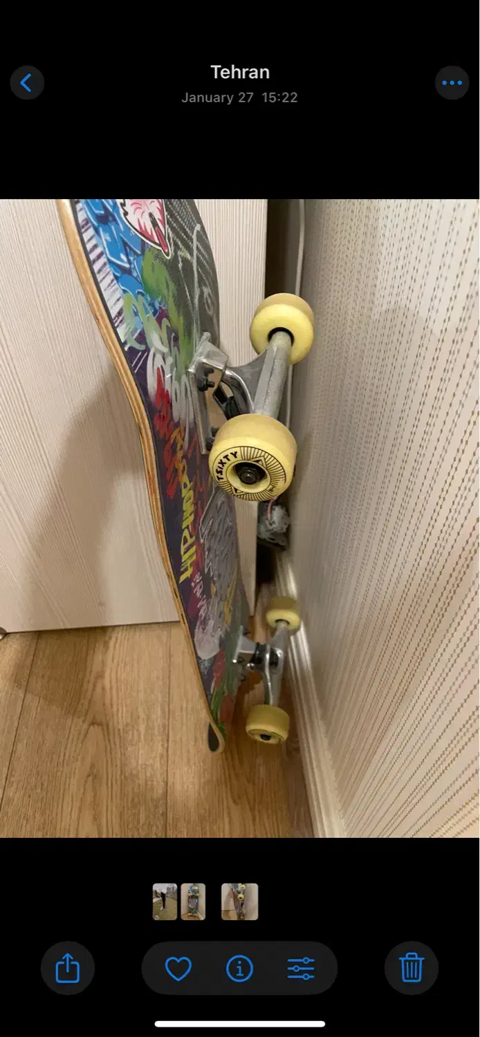 اسکیت برد در حد نو|دوچرخه، اسکیت، اسکوتر|تهران, زعفرانیه|دیوار