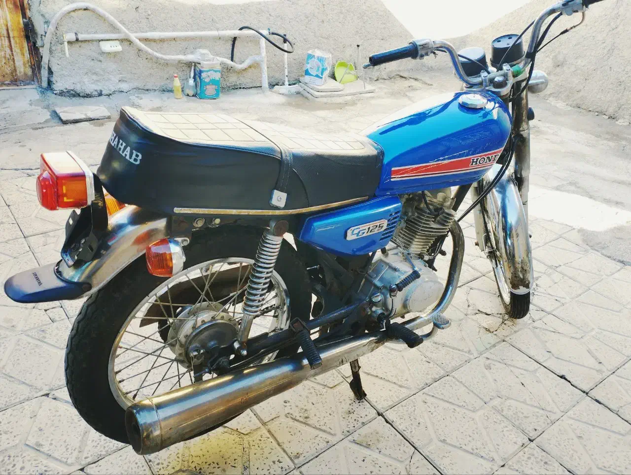 موتور ۱۲۵ سی جی مزایده مدل ۸۲|موتورسیکلت|ایلام, |دیوار