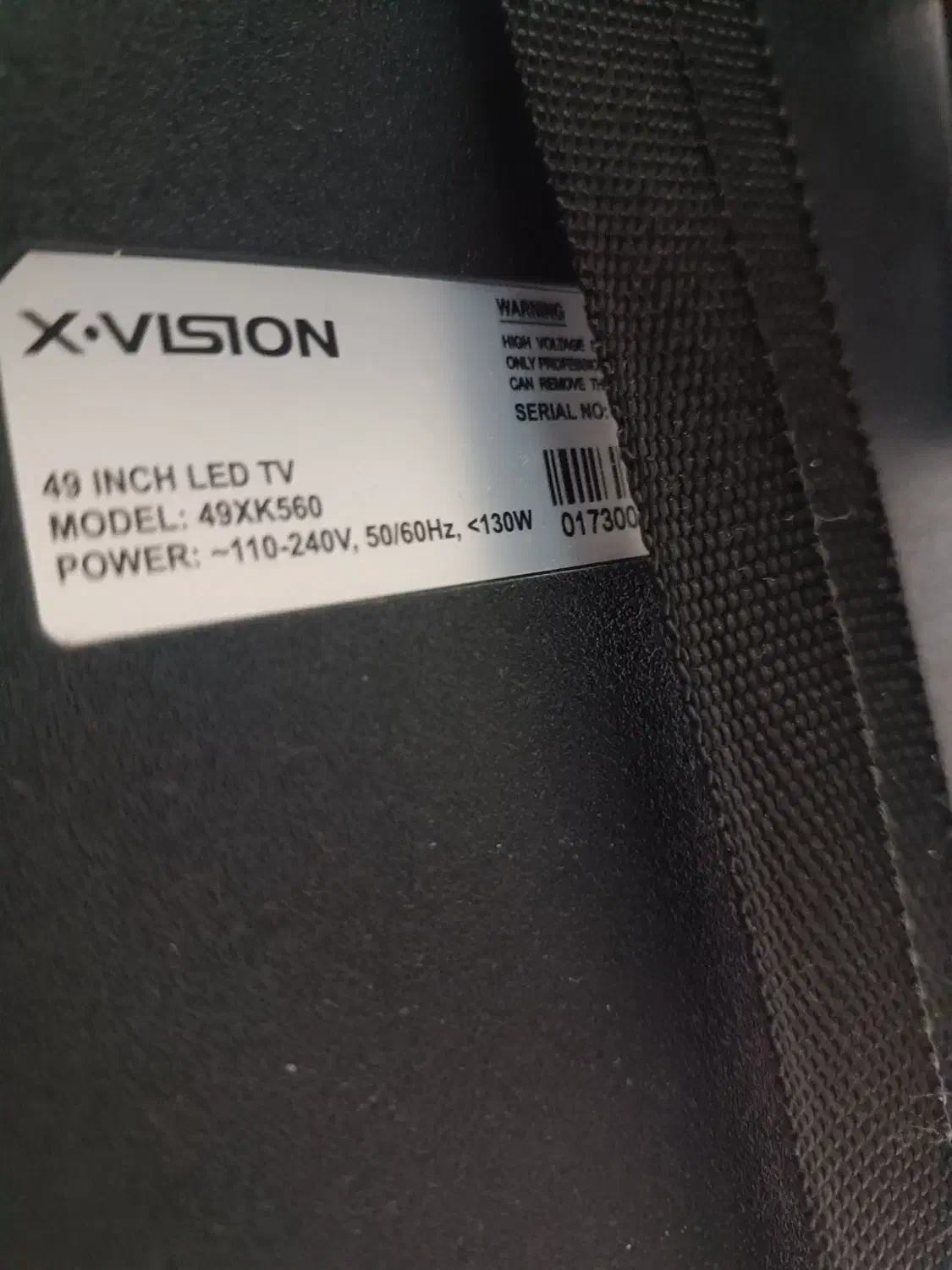 تلویزیون ال ای دی 49 اینچ ایکس ویژن در حد نو|تلویزیون و پروژکتور|اراک, |دیوار