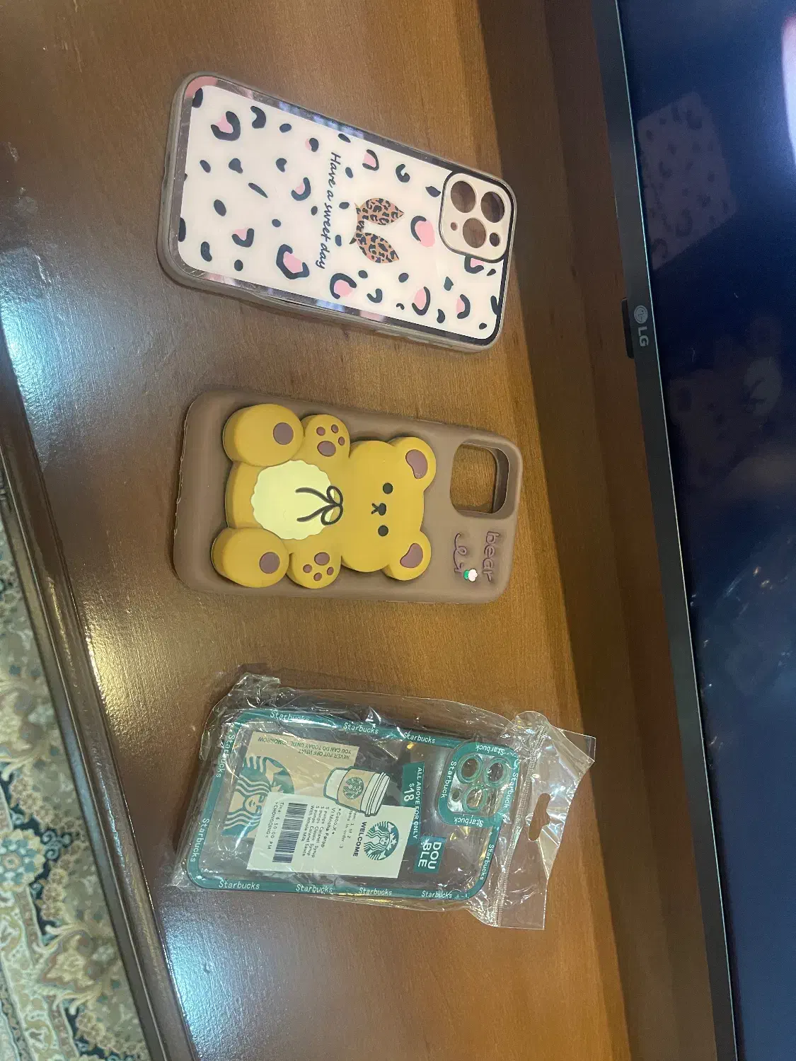 قاب ایفون ۱۱ پرو تدی و پلنگی صورتی|لوازم جانبی موبایل و تبلت|قرچک, مهدیه|دیوار