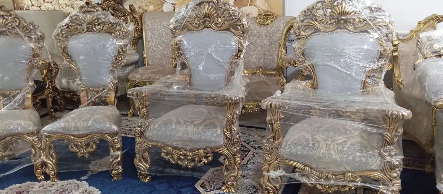 مبل ۹نفره پنجه شیری در حد جهیزیه|مبلمان خانگی و میز عسلی|تربت‌حیدریه, فتح المبین|دیوار