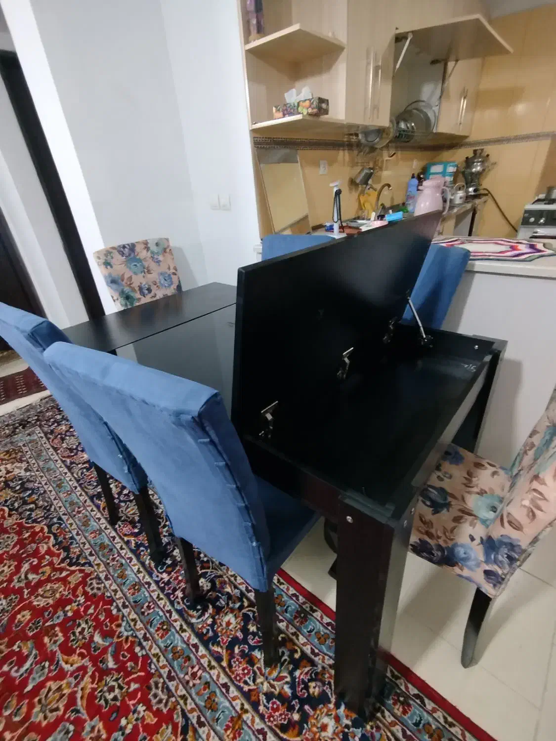 میز ناهار خوری ۶ نفره|میز و صندلی غذاخوری|جاجرود, |دیوار