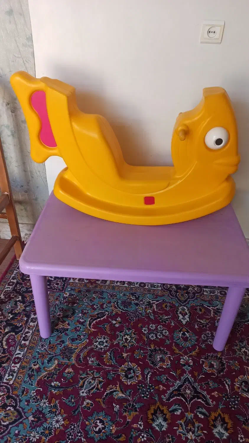 الاکلنگ کودک مدل ماهی بدون سقف|تخت و صندلی بچه|شاهین‌شهر, گزبرخوار|دیوار