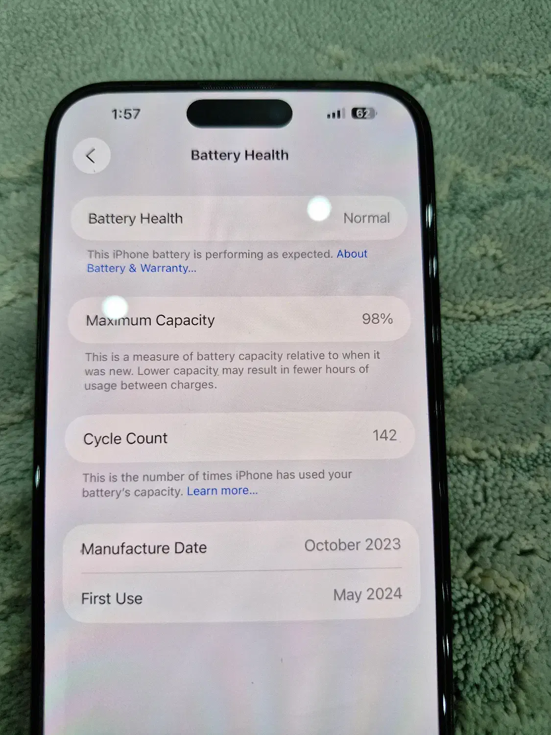 ۱۵ پرومکس ۲۵۶ با ریجستر بدون نقطه|موبایل|بوشهر, |دیوار