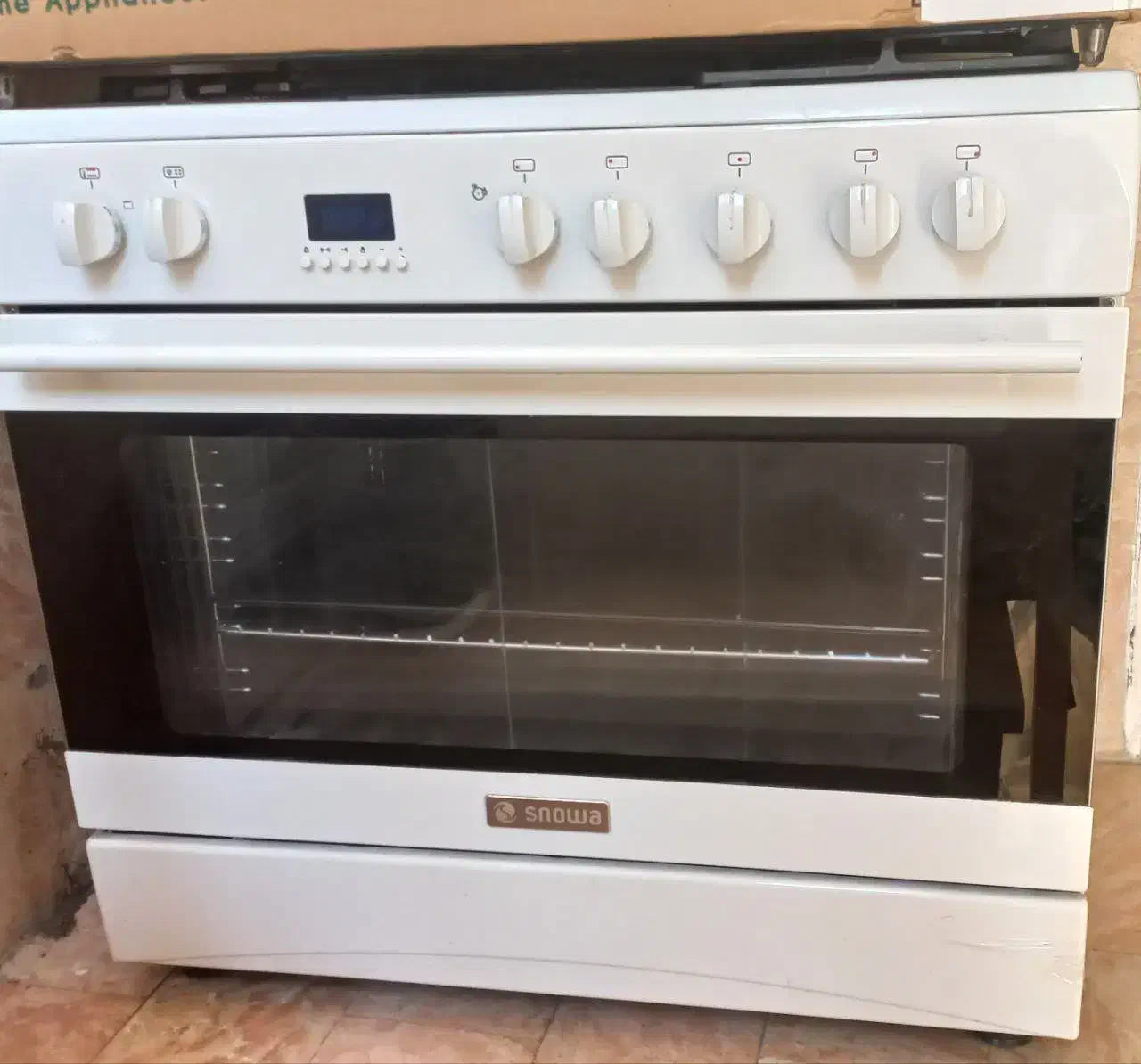 اجاق گاز و فر اسنوا با شعله زماندار|اجاق گاز و لوازم برقی پختوپز|ری, سیزده آبان|دیوار