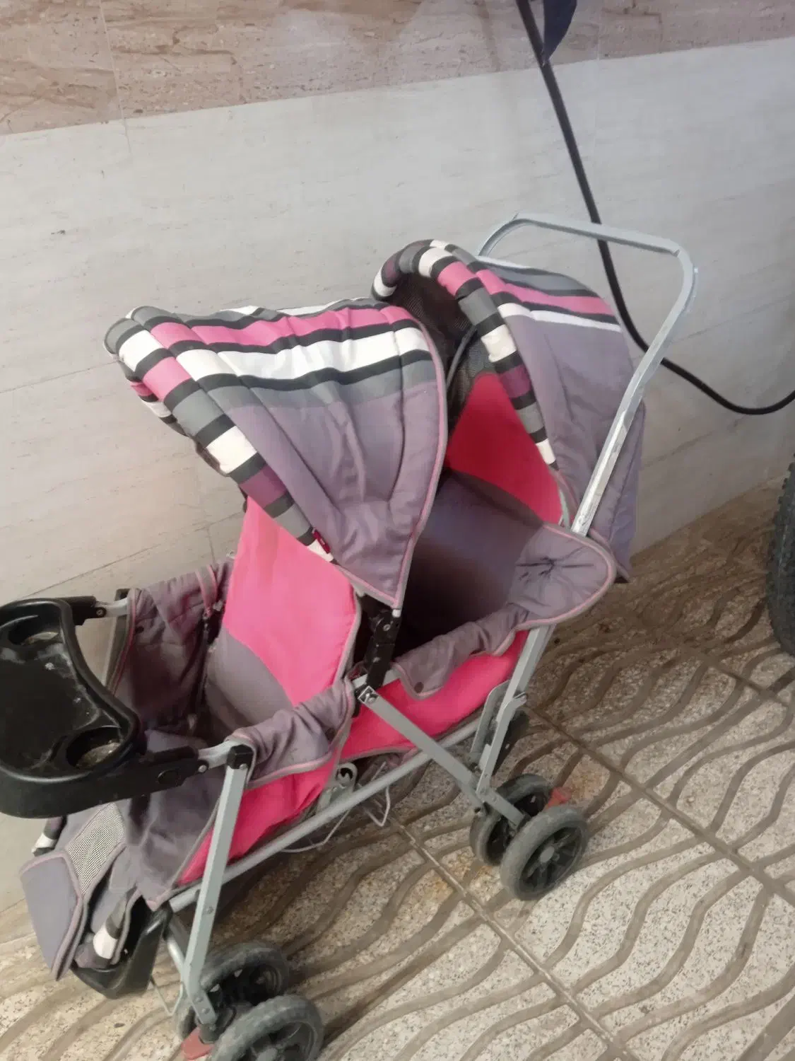 کالسکه دوقلویی|کالسکه و لوازم جانبی|زنجان, |دیوار