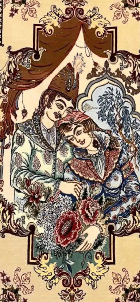 تابلو فرش دستباف اصفهان|تابلو فرش|اصفهان, بوستان آینه خانه|دیوار