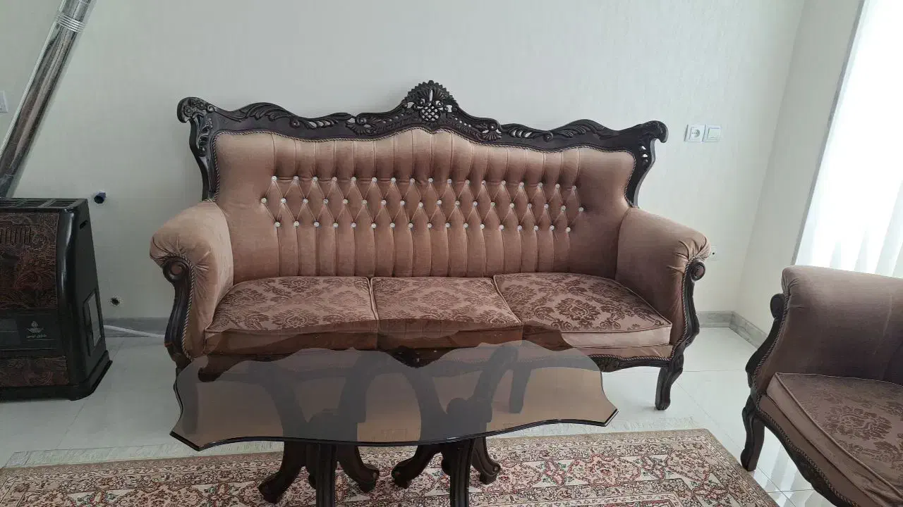 مبل سلطنتی|مبلمان خانگی و میز عسلی|خمینی‌شهر, |دیوار