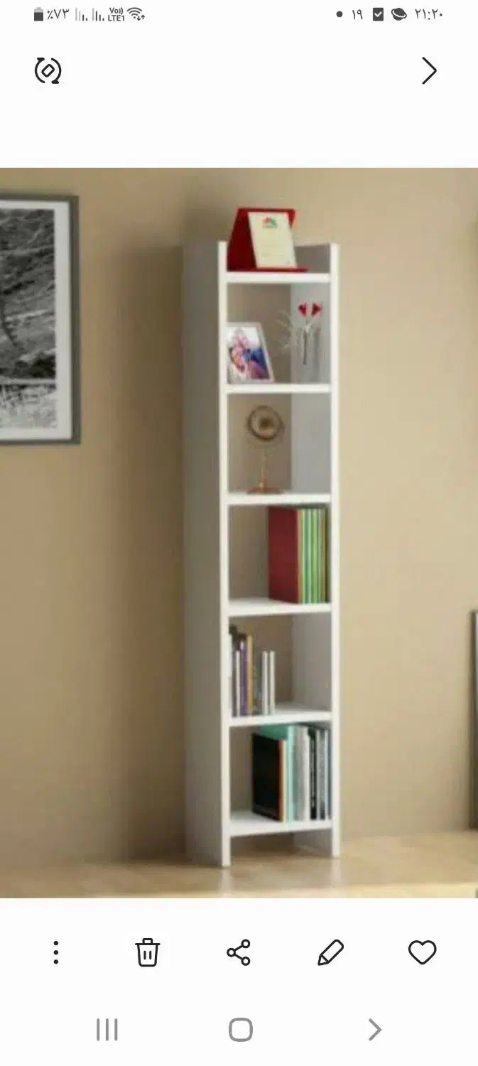 کتابخانه کد (T52)|کتابخانه، شلف، قفسههای دیواری|مشهد, خواجه ربیع|دیوار