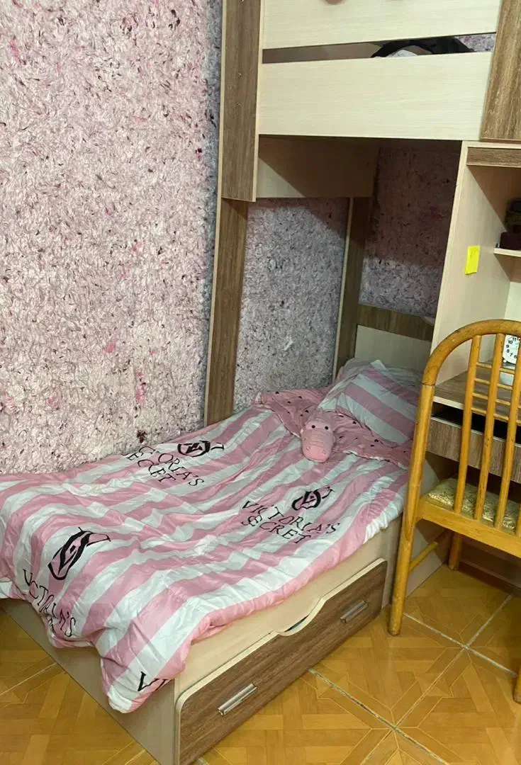 تخت نوجوان و کودک ۲ طبقه اسلامشهر|تخت و سرویس خواب|اسلامشهر, شهرک واوان|دیوار