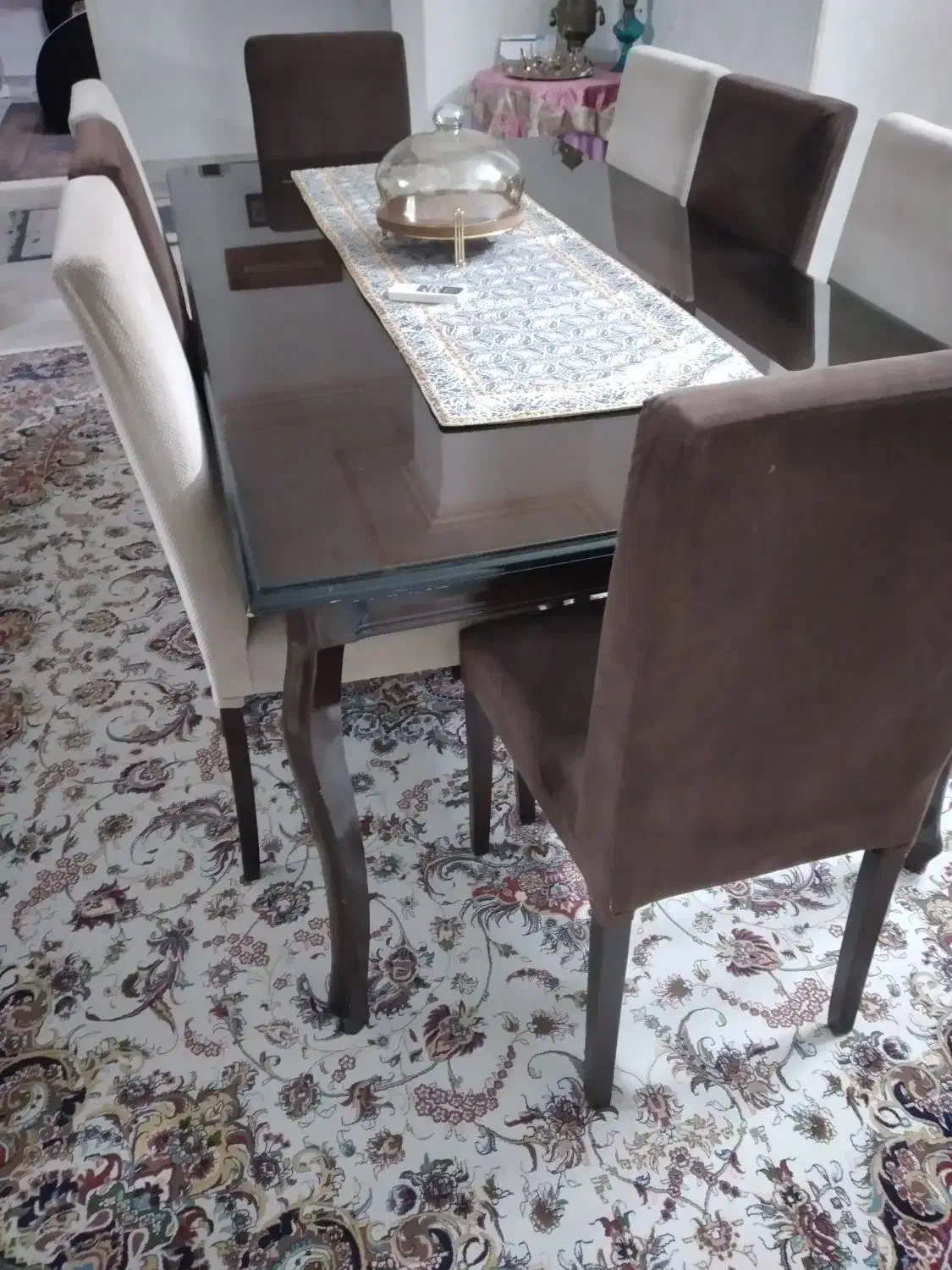 میزناهارخوری۸نفره|میز و صندلی غذاخوری|سمنان, |دیوار