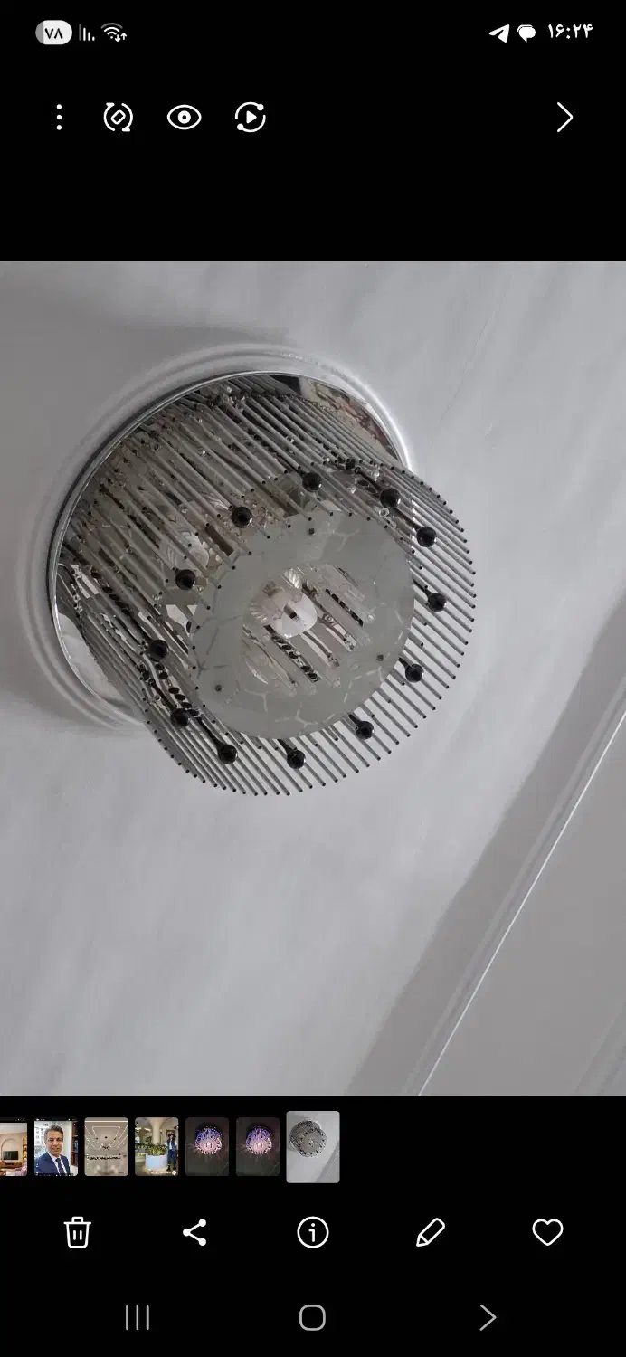 لوستر|لوستر و چراغ آویز|لنگرود, |دیوار