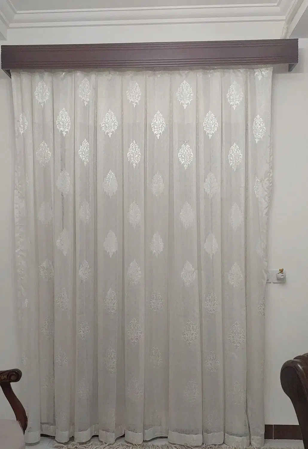 ۱۰ متر پرده پذیرایی (شامل ۳ عدد) به همراه کتیبه|پرده، رانر، رومیزی|قائم‌شهر, |دیوار