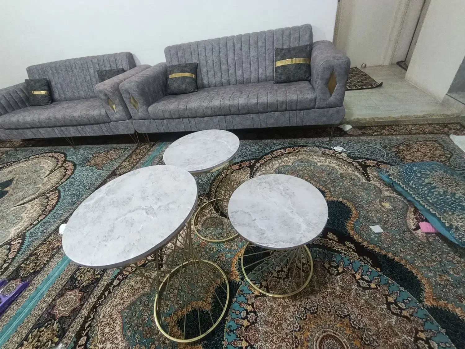 مبل ۸نفره|مبلمان خانگی و میز عسلی|شیراز, کیان آباد|دیوار