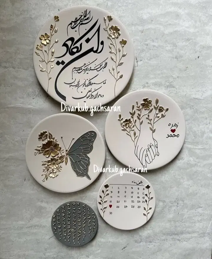 بشقاب دیوارکوب سفالی|صنایع دستی و سایر لوازم تزئینی|شیراز, احمدآباد|دیوار