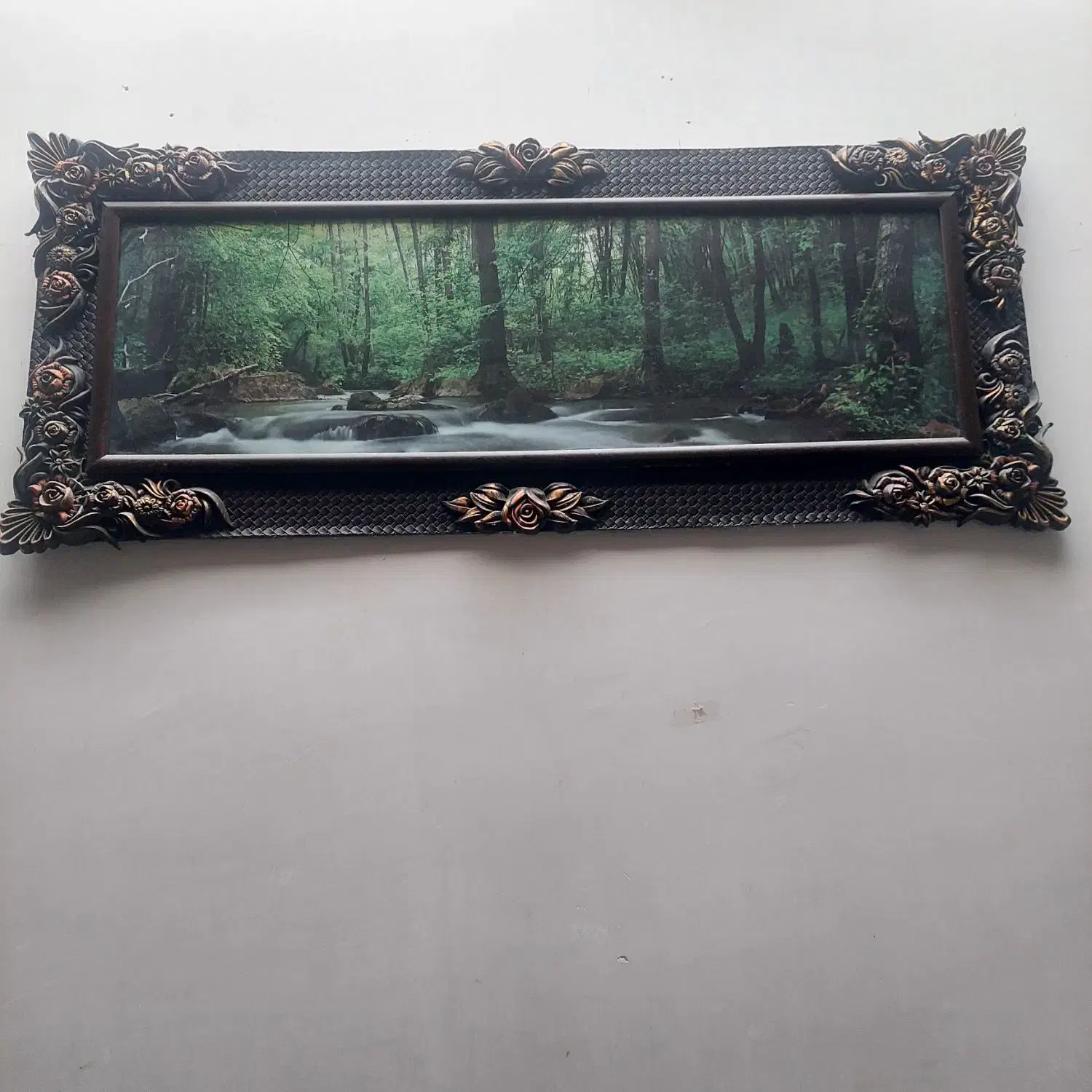 تابلو جنگل و متن|تابلو، نقاشی، عکس|تربت جام, شهید نصرالهی|دیوار