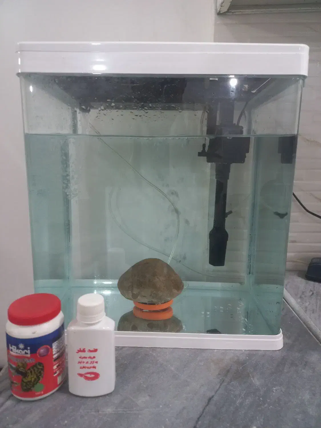 آکواریوم تقریبا ۶۰ در ۷۰ با لوازم نو|ماهی|ماهدشت, |دیوار