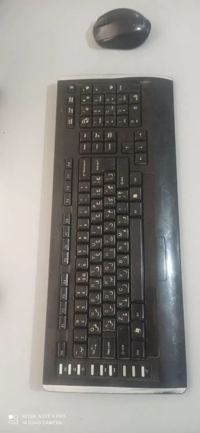 کیبورد و موس بی سیم tesco|قطعات و لوازم جانبی رایانه|پرند, فاز ۵|دیوار