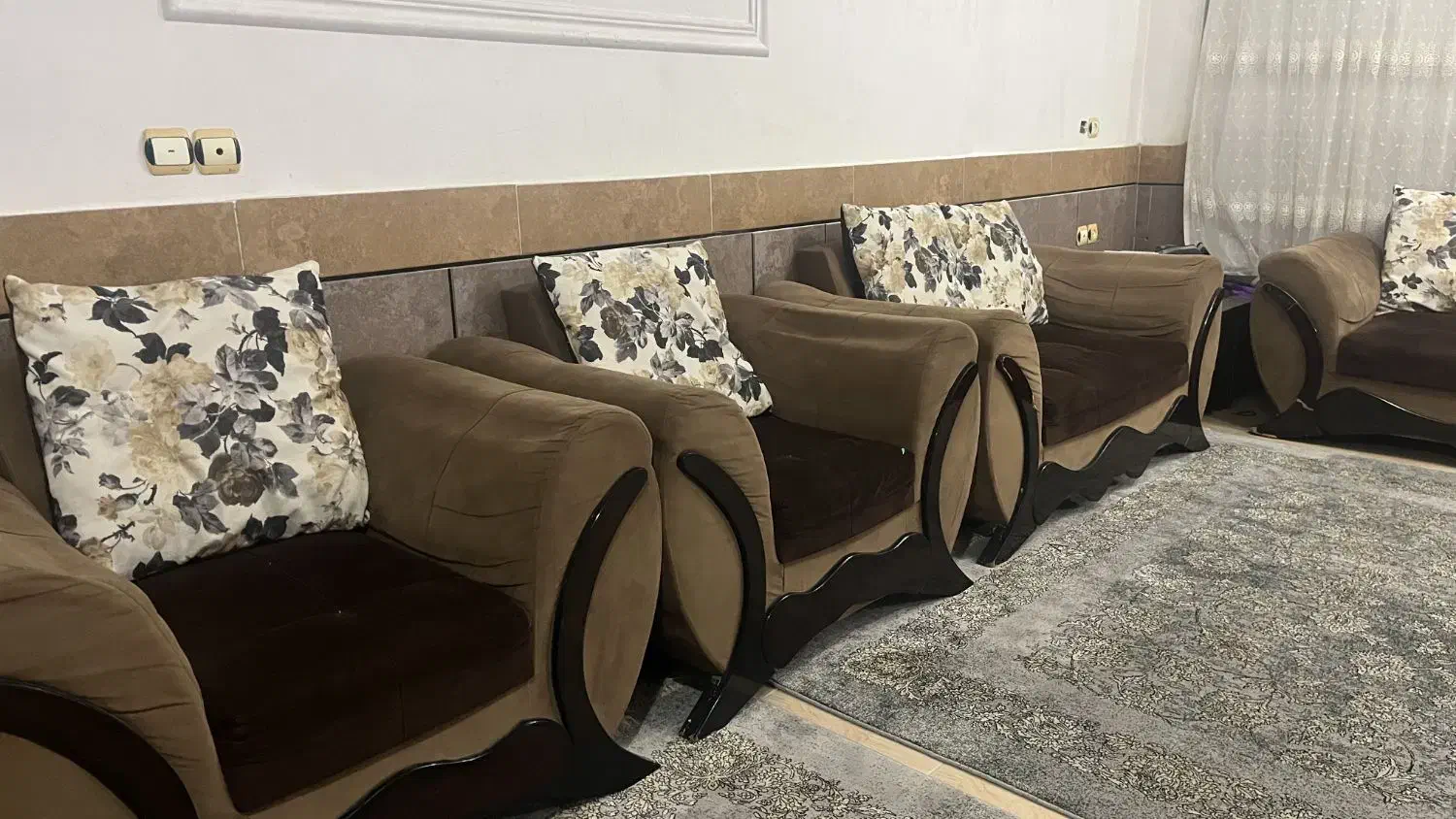 مبل 7 نفره|مبلمان خانگی و میز عسلی|کردکوی, |دیوار