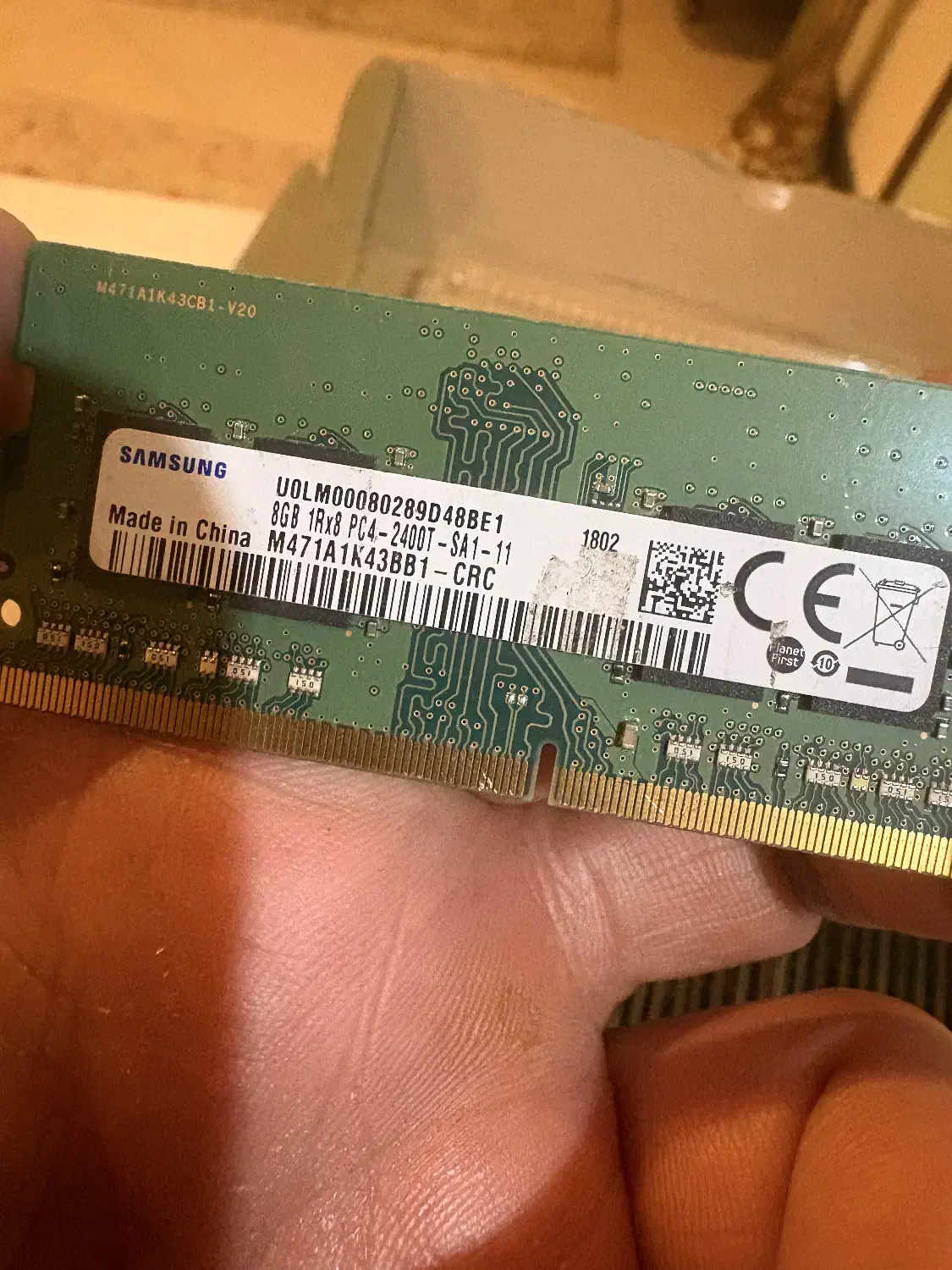 رم ddr4 لپتاپی ۲۴۰۰|قطعات و لوازم جانبی رایانه|کرج, فاز ۲ مهرشهر|دیوار