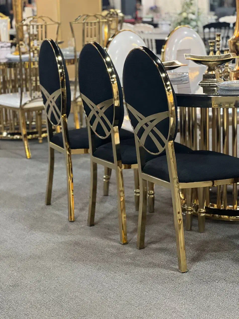 صندلی کلاسیک پشت سی ان سی/ابکاری طلایی تالار|عمده‌فروشی|قره قوین, |دیوار