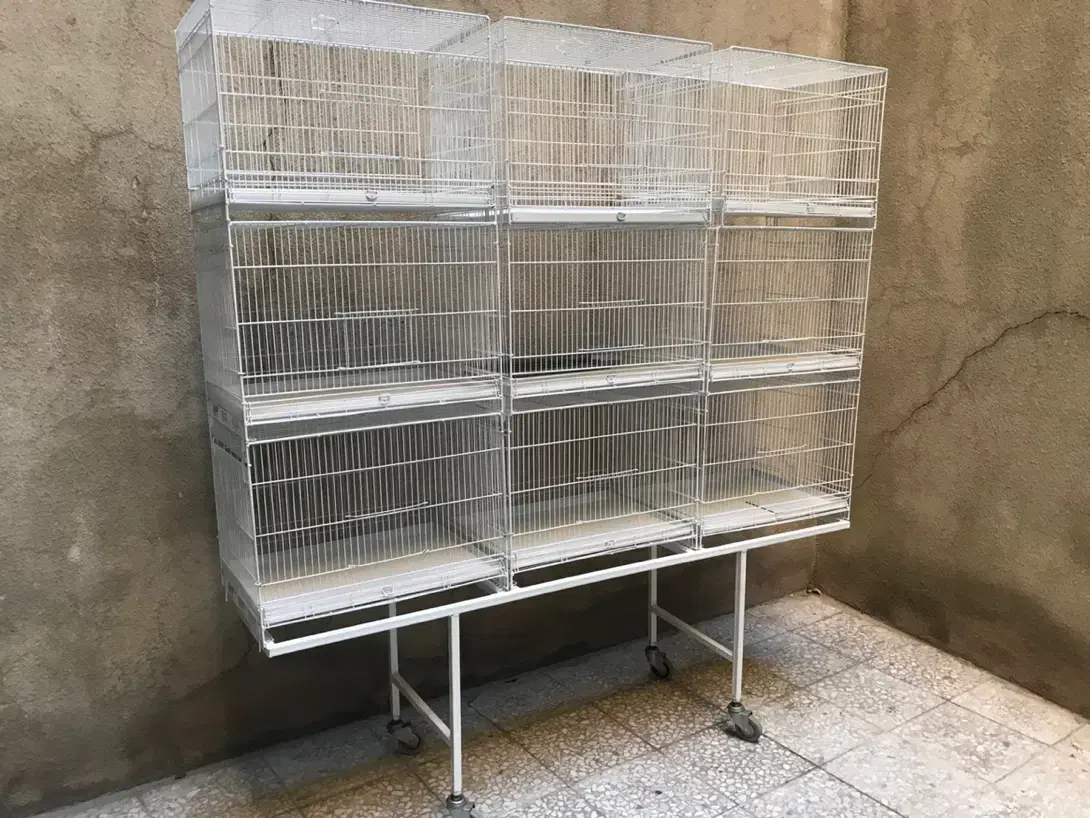 قفس ۹خان نو نو با پایه متحرک|لوازم جانبی حیوانات|اصفهان, باغ زرشک|دیوار