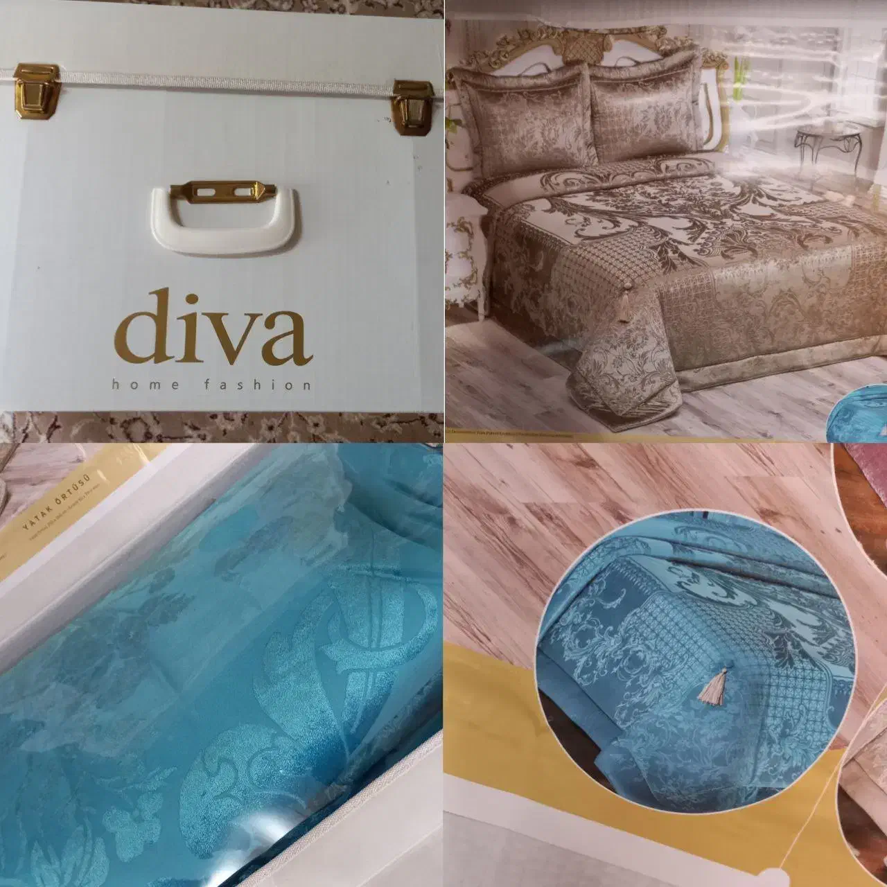 ست روتختخی جنس ترک مارک دیوا اصلا استفاده نشده|سرویس روتختی|ری, حمزهآباد|دیوار