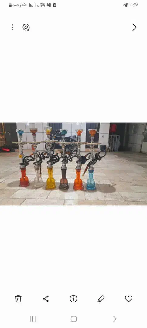 قلیان برنجی کروم۲۳عدد|کلکسیون و سرگرمی|فردیس, فردیس|دیوار