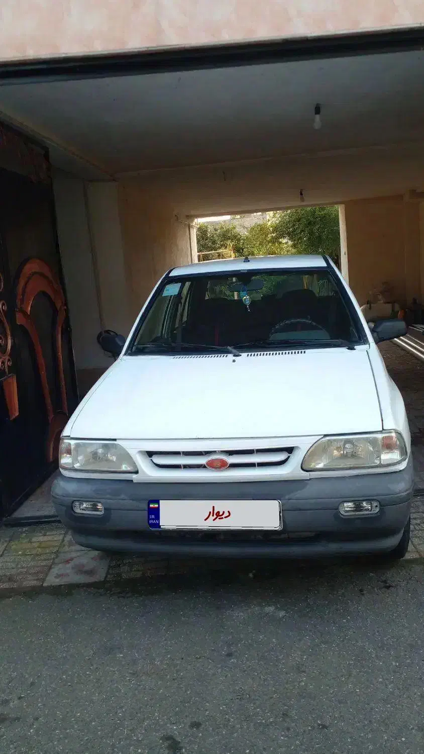 پراید دوگانه سی ان جی دستی مدل ۱۳۸۶ رنگ سفید|خودرو سواری و وانت|رودسر, |دیوار