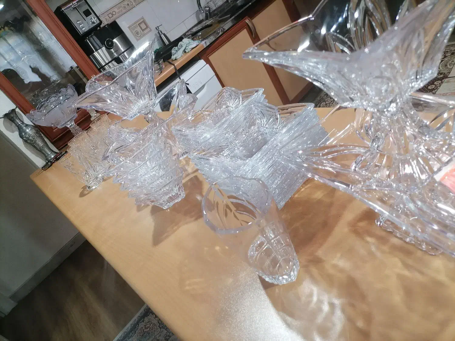 کریستال سوگا ژاپن|ظروف سرو و پذیرایی|مشکیندشت, |دیوار