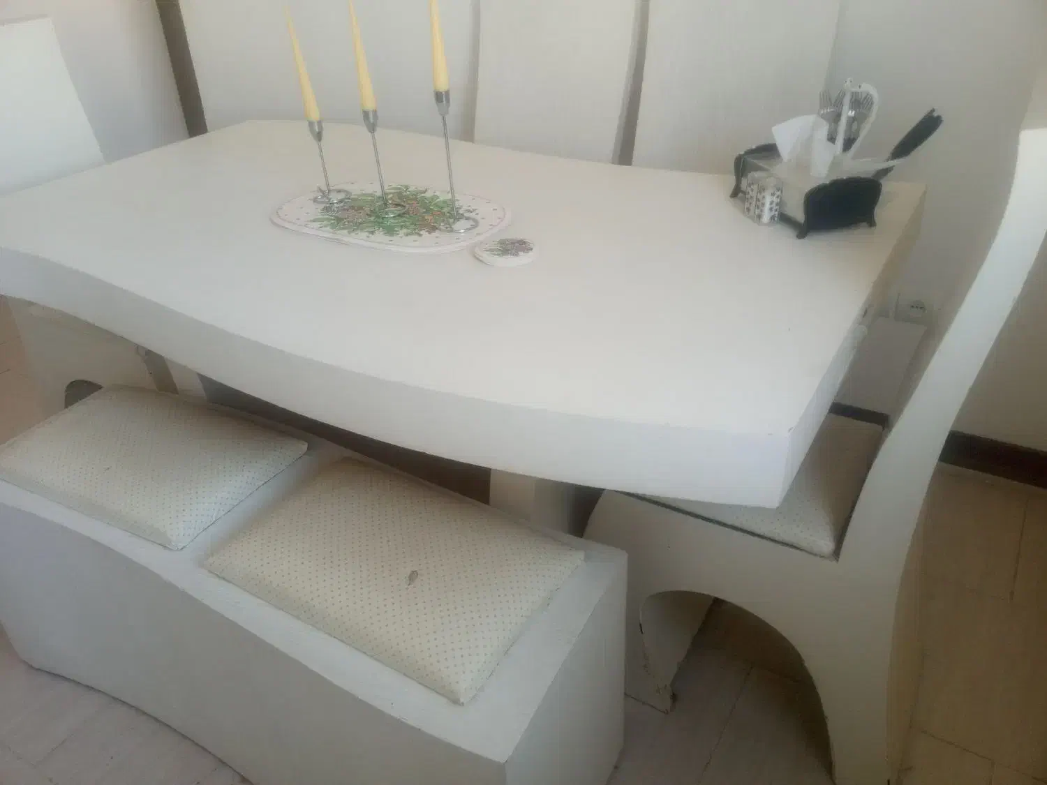 نهارخوری ۶نفره|میز و صندلی غذاخوری|هشتگرد, شهرک صبا سوله|دیوار