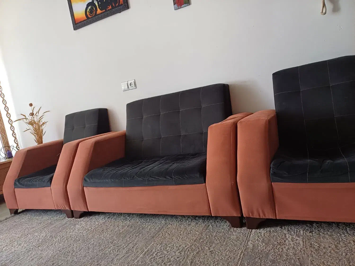 مبل هفت نفره|مبلمان خانگی و میز عسلی|اصفهان, بوستان زاینده رود|دیوار