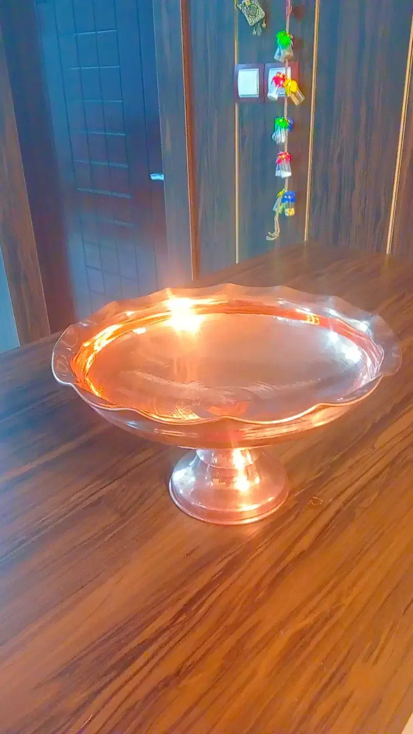 جا میوه ای وشیرینی خوری مسی|ظروف سرو و پذیرایی|خمینیشهر, |دیوار